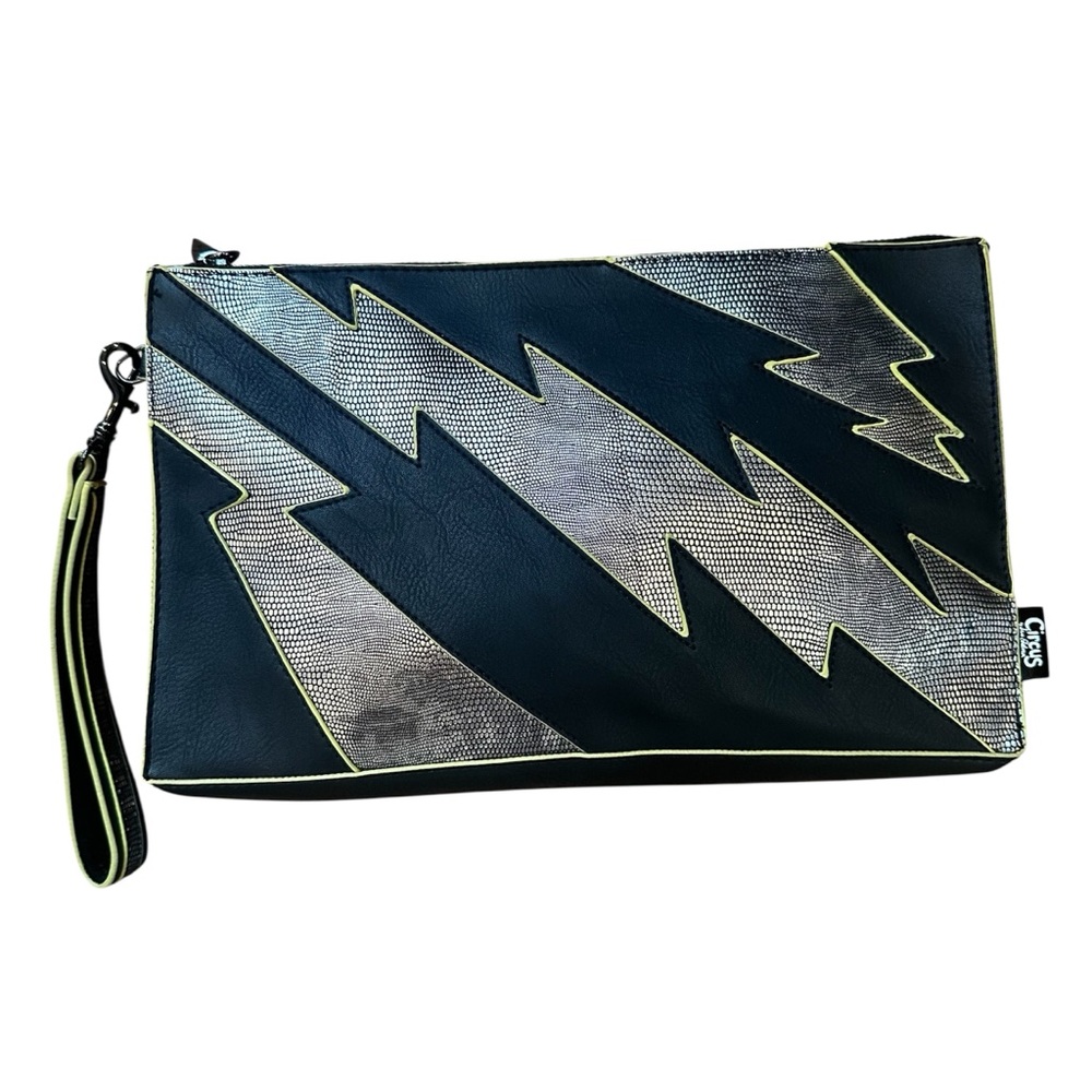 Circus by Sam Edelman Black Wristlet with Yellow Accents